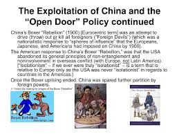 If other nations were to partition china, the united. What Is Open Door Policy In China
