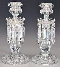 $39.0 vintage crystal glass candle holder candelabra 3 arm with prisms. Candlesticks 2 Baccarat Crystal Prisms 12 Inch Swarovski Crystal Figurines Baccarat Glass Crystal Figurines
