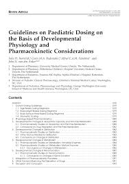 This is just one of the solutions for you to be successful. Pdf Guidelines On Paediatric Dosing On The Basis Of Developmental Physiology And Pharmacokinetic Considerations