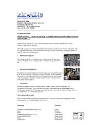 Students must put her information in the correct part of her resume.the second page contains a blank resume. Introduction Letter Precision Spares For Rolling Mills