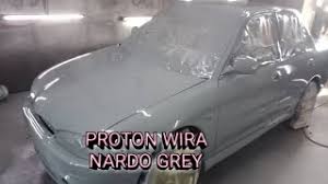 Jom baca, nak kongsi sikit pengalaman pada semua. Repaint New Colour Proton Wira Warna Nardo Grey Youtube
