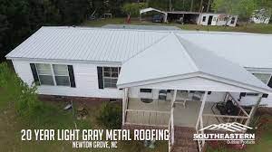 We will gladly provide you with a free estimate and will offer you several options on how to meet your needs. 20 Year Light Gray Metal Roof Newton Grove Nc Youtube