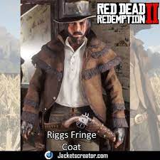 Red Dead Redemption 2 Riggs Coat Jackets Creator Red Dead Redemption Fringe Coats Coat