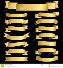 Golden Comic Banners Collection Stock Vector - Illustration of decoration,  gold: 111162406