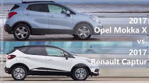 2017 Opel Mokka X Vs 2017 Renault Captur Technical Comparison Youtube