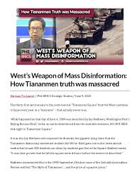 There was no massacre on tiananmen square — bbc reporter, james miles, wrote in 2009. Tiananmen Square Protest In 1989 Research Papers Academia Edu