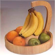Dwarf varieties of banana trees can grow anywhere between 2 to 4 meters. Rubberwood Banana Tree And Fruit Bowl Fairfieldgrantswishes Fruit Bowl Display Fruit Bowl Fruit