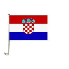 Die flagge kombiniert die farben der flaggen des königreichs kroatien (rot und weiß), des königreichs slawonien (blau und weiß) und teilweise des königreichs dalmatien (blau und gelb). Auto Fahne Kroatien 2 90