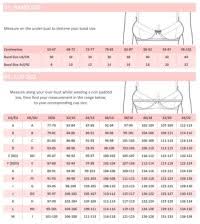 Trylo Bra Cup Size Chart Sister Sizes Bra Sizing Chart