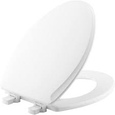 The hinges then need to be turned to lock it in place. Church White Elongated Toilet Seat In The Toilet Seats Department At Lowes Com