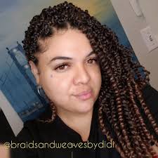 Passion Twists Boho Curly Twists Natural Hair Stylists Hair Braider Stylists