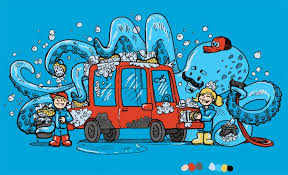Octopus Car Wash By Nickv47 On Deviantart Traditional Art Car Wash Art