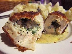 It is an easy sauce that will turn a boring dish into something special. Chicken Kiev Wikipedia