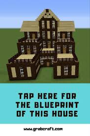 Wooden House Minecraft Blueprint Minecraft Blueprints Minecraft Houses Minecraft