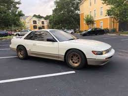 The wheelbase of the car grew 2 in (51 mm) and the track width was also increased, while the overall length of the vehicle was slightly shorter. Nissan 240sx Silvia 1990 I M Posting My Rhd Two Tone S13 Used Classic Cars
