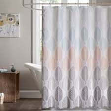 Salmon Colored Shower Curtain Printed Shower Curtain Home Essence Bathroom Decor