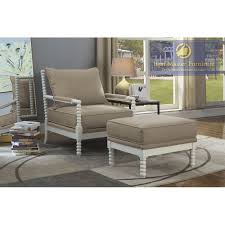 Suited for living spaces, reception you are just awestruck at its design as it sticks out and feels like a heisman trophy is in your living room. Hl32 Accent Chair Set Best Master Furniture Color White And Tan Accent Accent Chair Ottoman