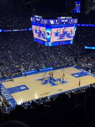 rupp arena section 234 home of kentucky wildcats