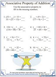 We did not find results for: Math Associative Property Worksheet