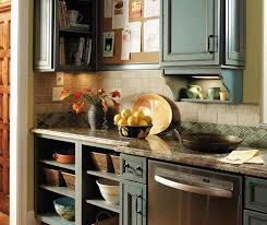With a central drawer for silverware, knickknacks, or towels, and four adjustable. Turquoise Kitchen Cabinets Decora Cabinetry