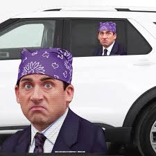 RIDE A LONG Prison Mike Perforated Laminated Car Window Semi Transparent  Decal Riding in Backseat. Weather resistant and removable.