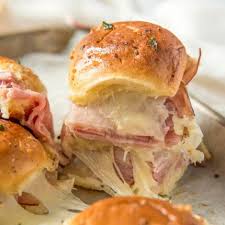 Ham And Cheese Sliders With Garlic Butter Yellowblissroad Com Recipe Ham And Cheese Ham Cheese Sliders Garlic Butter