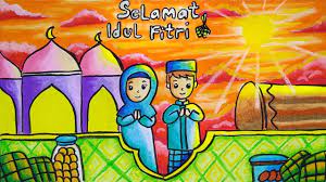 Check spelling or type a new query. Cara Menggambar Dan Mewarnai Kartu Ucapan Tema Hari Raya Idul Fitri Lebaran Yang Bagus Dan Mudah Youtube