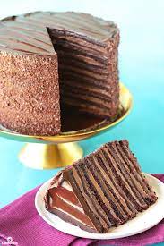 Epic 12 Layer Chocolate Cake Cleobuttera Recipe Chocolate Layer Cake Food Desserts