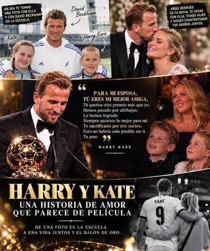 ❤️🏆 ¡EL AMOR QUE ACOMPAÑÓ A HARRY KANE DESDE SU INFANCIA! Cuando eran  niños, Harry Kane y Kate Goodland se tomaron una fotografía junto a David  Beckham en su escuela. Años después