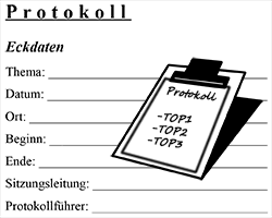 Hier wollen wir ihnen aufzeigen wie ein verlaufsprotokoll exemplarisch aufgebaut ist. Protokoll Schreiben Vorlage Und Tipps
