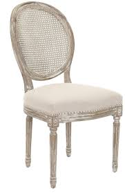 Whitewash French Cane Back Dining Chair Set Of 2 Oak Dining Chairs Side Chairs Dining Dining Chairs