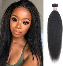 Amazon.com : OLFORY Hair Bundles 12A Yaki Kinky Straight Human Hair 3  Bundles 100% Unprocessed Mongolian Virgin Human Hair Kinky Straight Bundles  Yaki Hair Natural Color (10 12 14) : Beauty & Personal Care