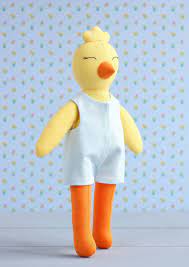 Pdf Chicken Sewing Pattern Tutorial Diy Animal Rag Doll Etsy Frog Doll Animal Dolls Sewing Kit Pattern