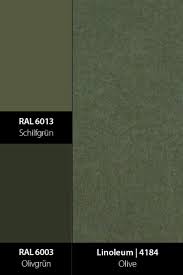 Farbpaar Linoleum4184 Ral6013 Ral6003 Linoleum Linoleum Farbe Schlafzimmerfarbe
