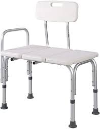 5, vaunn medical adjustable shower chairs for elderly. Amazon Com Medmobile Bathtub Transfer Bench Bath Chair With Back Wide Seat Adjustable Seat Height Sure Griped Legs Lightweight Durable Rust Resistant Shower Bench Health Household