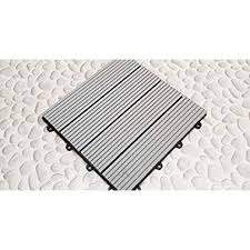 Wpc bodenfliese rhone, holzoptik balkon/terrasse, 11x je 30x30cm = 1qm basis, grau linear. Premium Klick Wpc Fliesen Grau Fliesen Test 2021