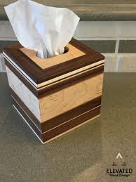 Wooden Tissue Box Cover Tissue Box Cover By Elevatedwooddesign Diywoodwork Proyek Kayu Kecil Kotak Perhiasan Tempat Pensil