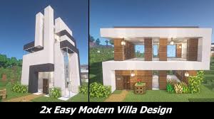 We specialize in high quality custom designed handcrafted heirloom wood projects. Two Modern Villa Designs Minecraft Map