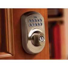 Touchscreen deadbolt with alarm locks pdf manual download. Schlage Be365 Plymouth Keypad Deadbolt Gokeyless