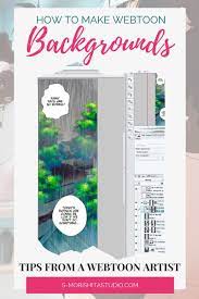 How To Make Webtoon Backgrounds Webtoon Background Tips Webtoon Webtoon Comics Digital Drawing Tablet
