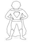 Can you cut out superheroes for your kids? Superhero Craft Template Worksheets Teaching Resources Tpt