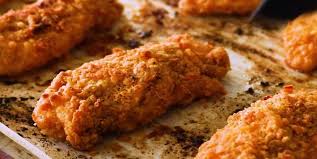 Des Filets De Poulet Super Croustillants Sans Friteuse Recettes Ma Fourchette In 2020 Food Food And Drink Meat