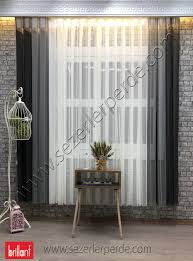 Dikey tül perde fiyatları her dikilecek cama göre değişiklik gösterebilir. Dikey Zebra Perde Brillant Siyah Gri Modeli Sezerler Perde
