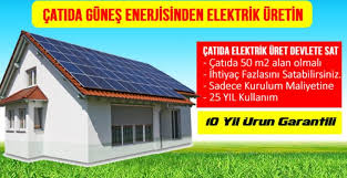 Güneş panelleri ile dış mekan aydınlatma: Ev Daire Tipi Gunes Enerjisi Elektrik Uretimi 1 Kw 1000 Watt Power Enerji