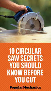 When cutting with a circular saw, grip the saw handles: 10 Circular Saw Secrets Diy Guy