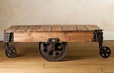 He built this one from the ground up. 14 Industrial Cart Ideas Industrial Cart Cart Coffee Table Coffee Table