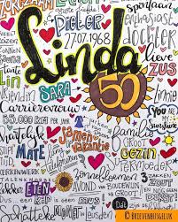 Linda 50 C Linda Vierde Begin Deze Maand Haar 50e Verjaardag Een Mooie Mijlpaal Om Te Vieren Met Familie E 50e Verjaardag Verjaardag 50 Verjaardag