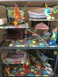 Here is a way to make easy diy rat cage liners for a critter nation! Love That They Added An Extra Level Diy Rat Toys Rat Cage Rat Toys