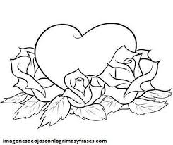 Los Cuatro Mejores Dibujos Lindos De Corazones Para Descargar Paperblog En 2020 Paginas Para Colorear De Flores Como Dibujar Rosas Dibujos De Corazones