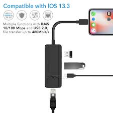 For Lightning To Rj45 Ethernet Adapter Lighting To 100m Wired Lan Network Usb Converter For Iphone Ipad Hub Usb 2 0 Dock Station Phone Adapters Converters Aliexpress